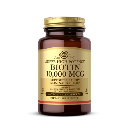 솔가 비오틴 60캡슐 Solgar Biotin 10000 mcg Vegetable 60 Capsules
