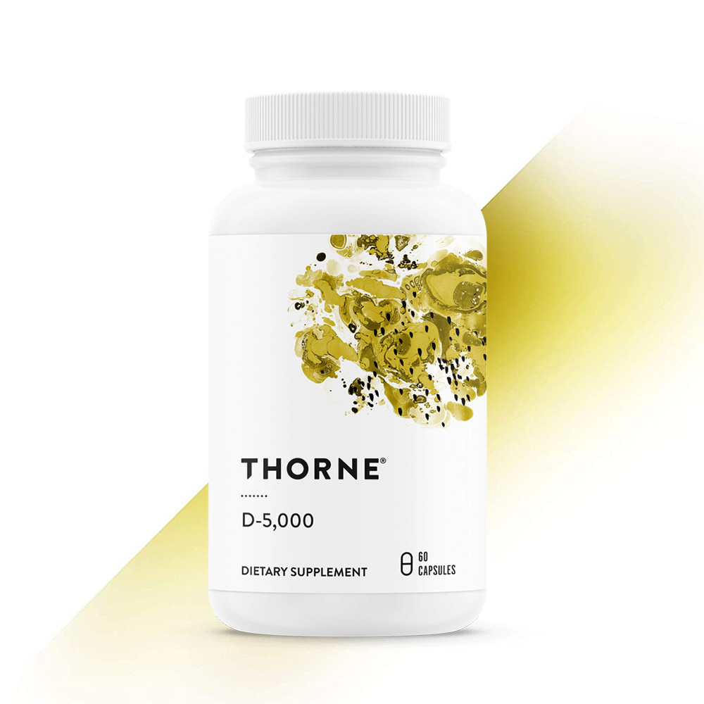 Thorne Research 쏜리서치 손리서치 비타민D 5000IU 고약사 60캡슐 1병