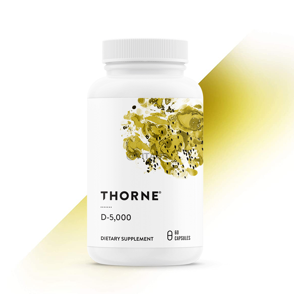 Thorne Research 쏜리서치 손리서치 비타민D 5000IU 고약사 60캡슐 1병