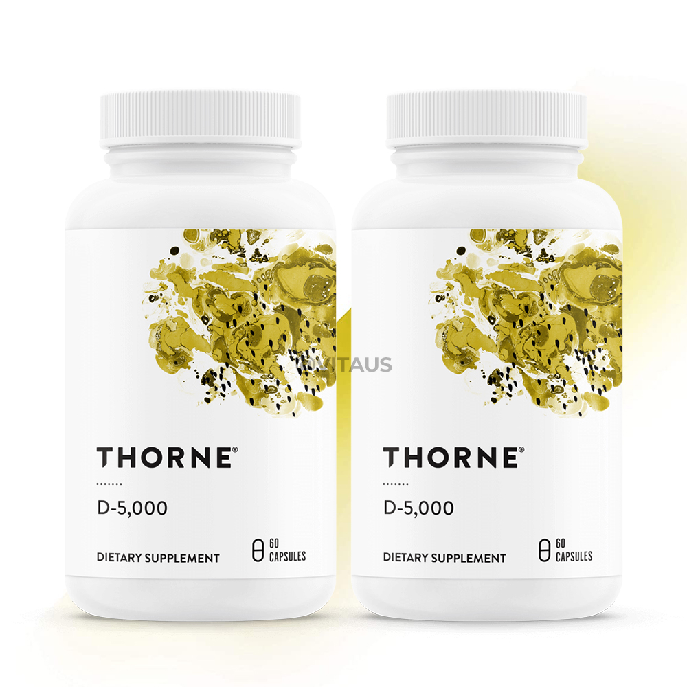 Thorne Research 쏜리서치 손리서치 비타민D 5000IU 고약사 60캡슐 2병
