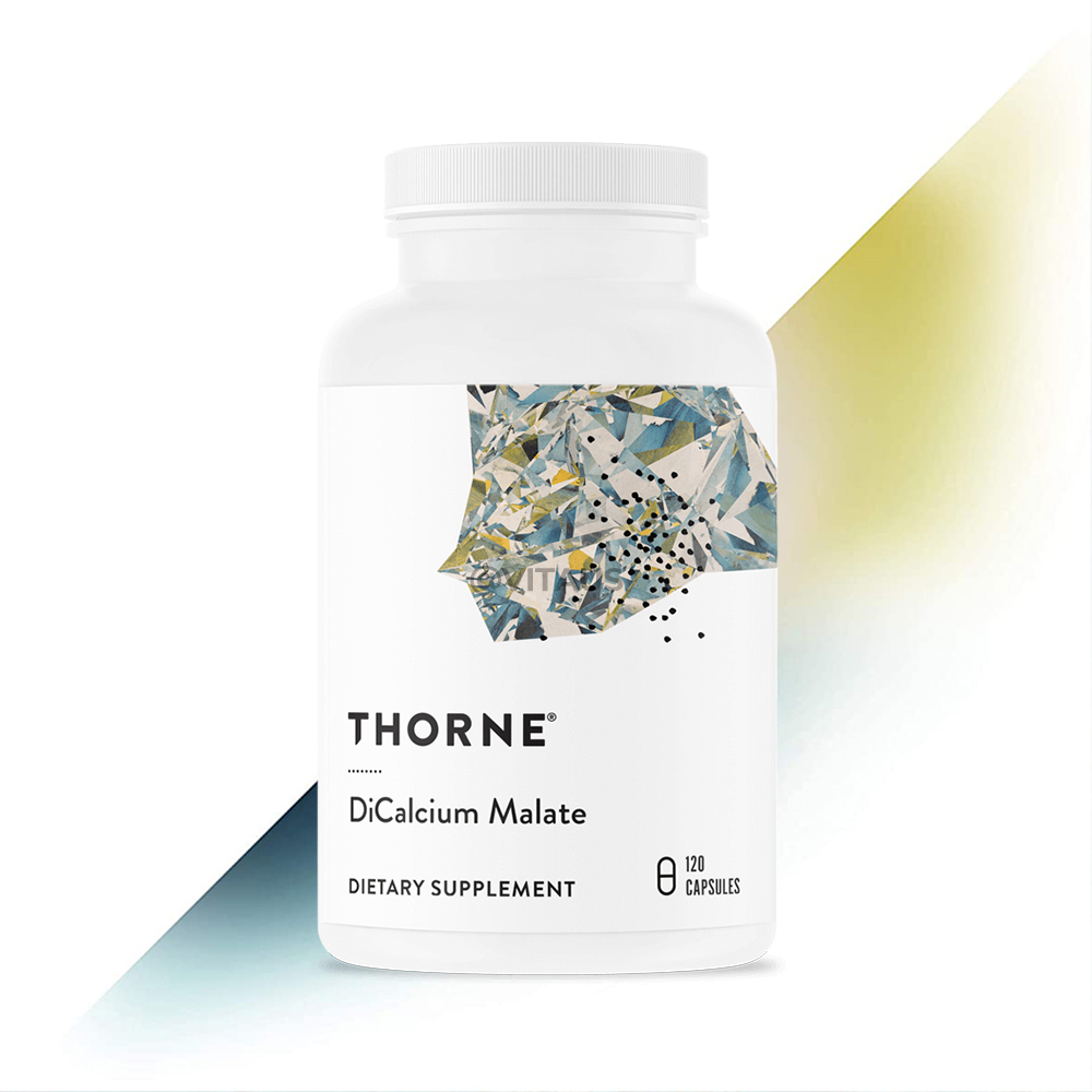 Thorne Research 쏜리서치 손리서치 디칼슘 말레이트 Di-Calcium malate 고약사 120캡슐 1병