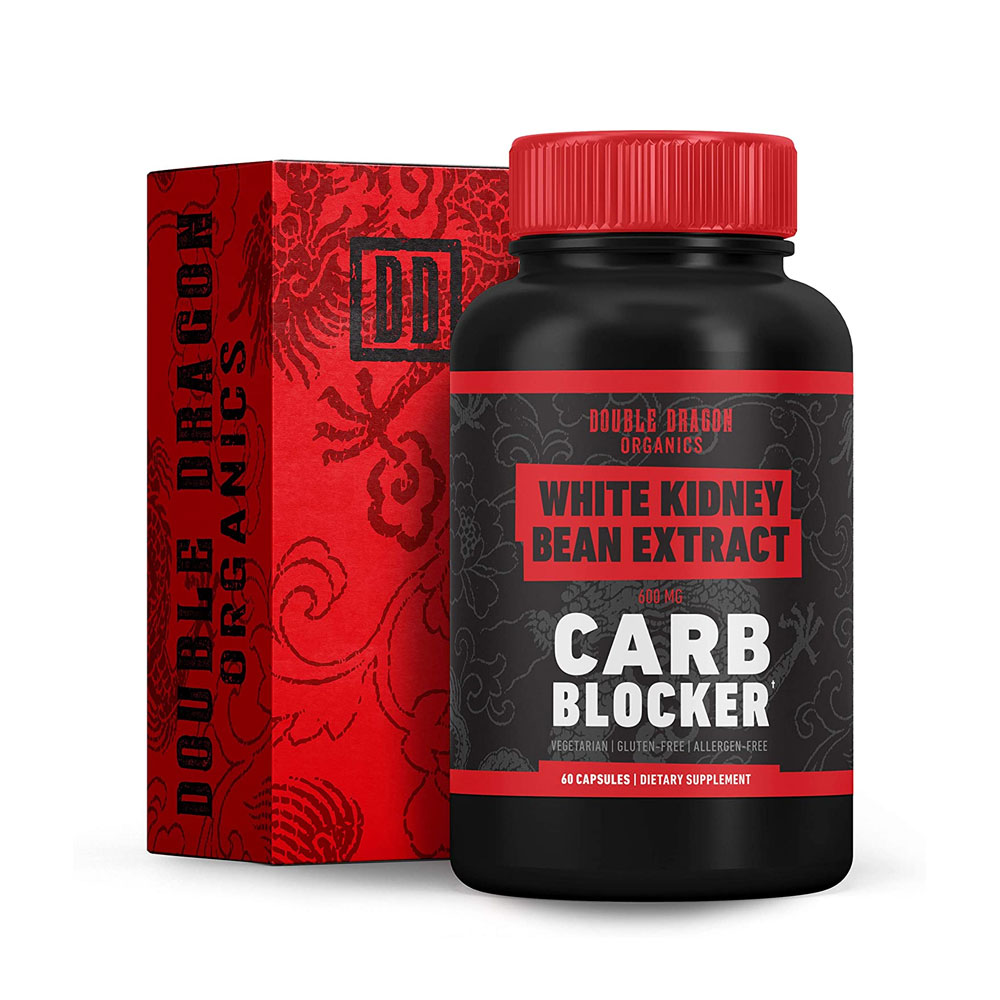 [탄수화물/지방] 더블드래곤오가닉 흰강낭콩 추출물 카브블락커 60캡슐 White Kidney Bean Extract Carb Blocker