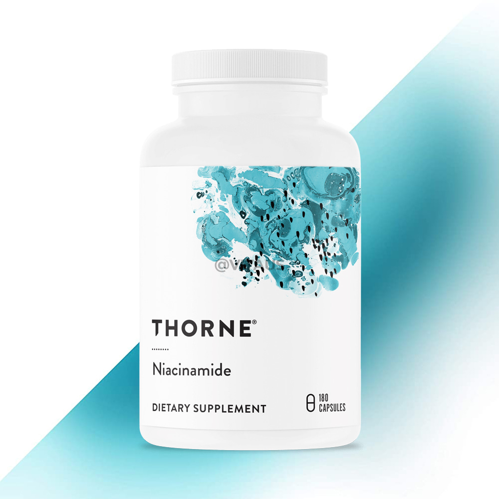쏜리서치 나이아신아마이드 Thorne Research Niacinamide 500mg 180캡슐 1병