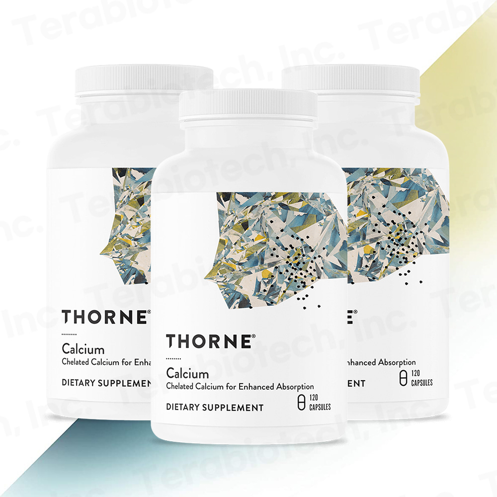 Thorne Research 쏜리서치 손리서치 디칼슘 말레이트 Di-Calcium malate 120캡슐 3병